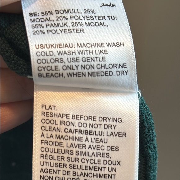 Amazon Essentials Large Emerald Green Turtleneck Sweater - Picture 5 of 10